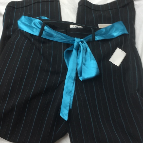 Cato stripe slacks New ladies sz 10 - Picture 1 of 7